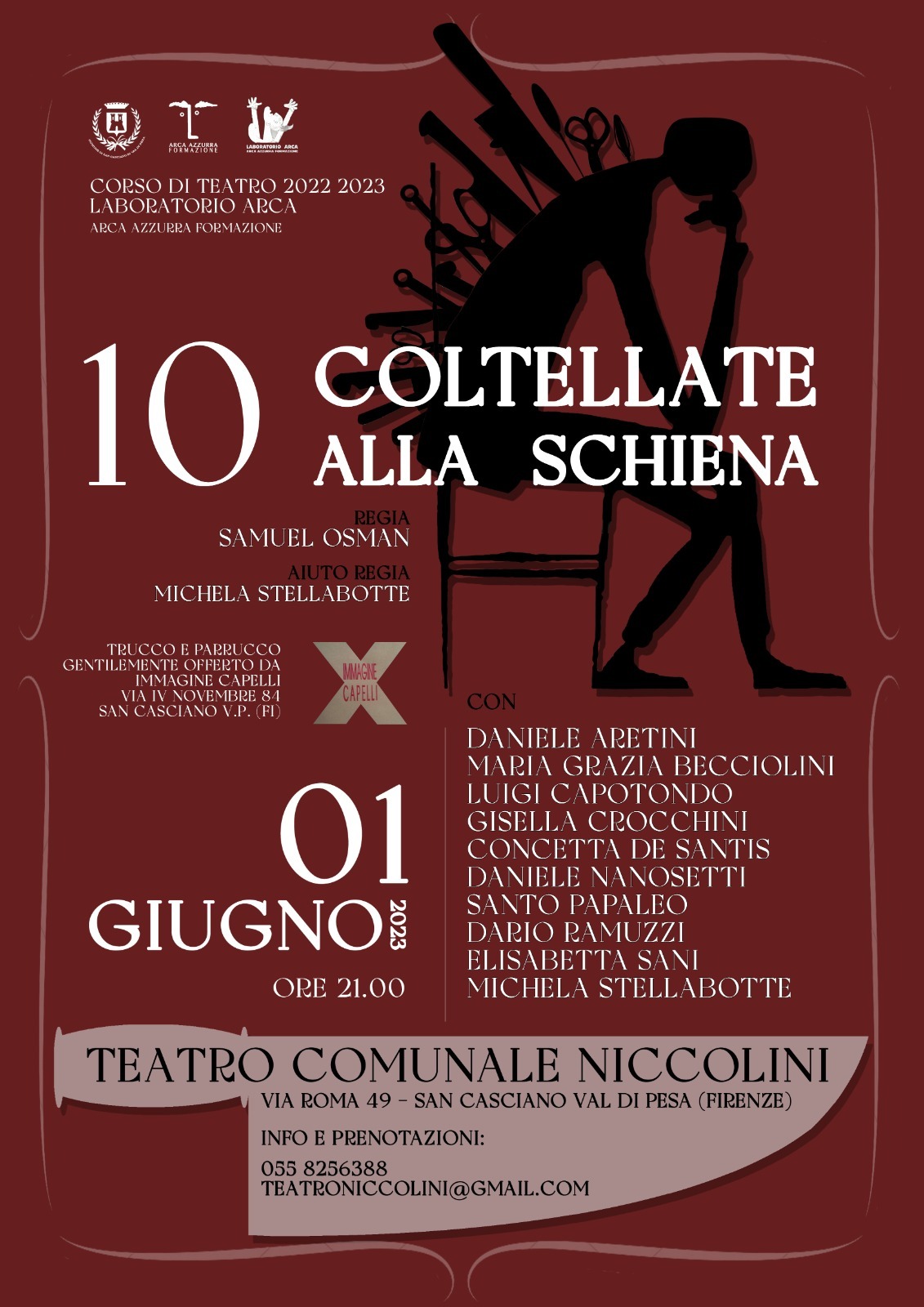 10 coltellate alla schiena