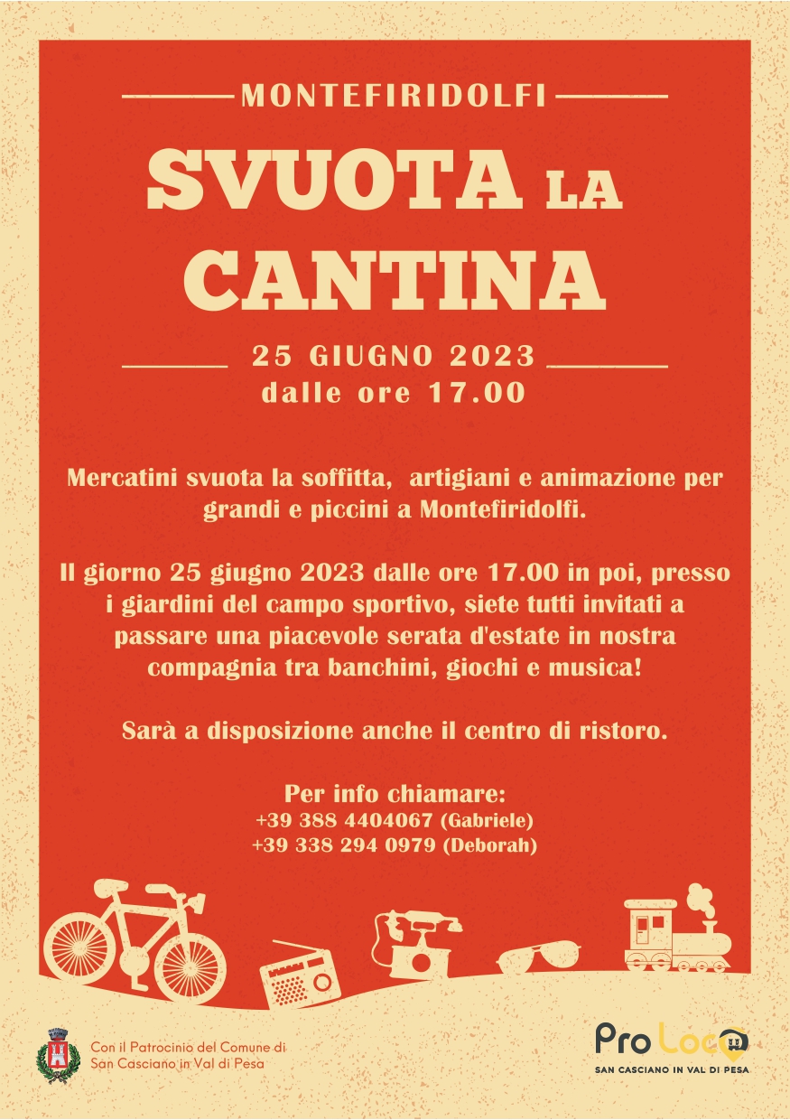 Locandina svuota la cantina