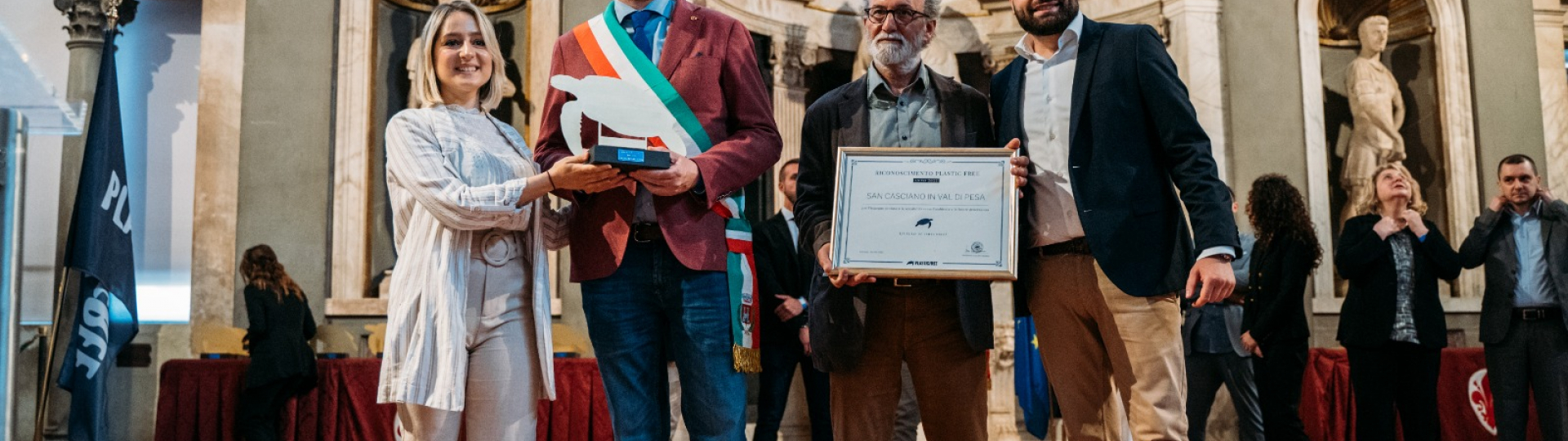 Premiazione nel Salone dei Cinquecento