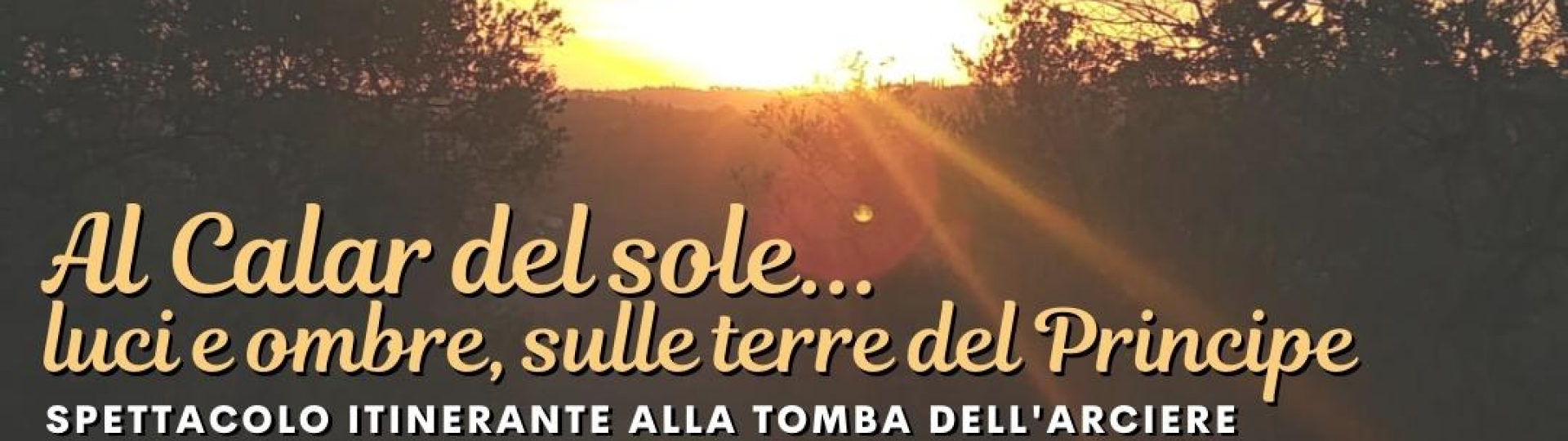 Tramonto alla Tomba dell'Arciere