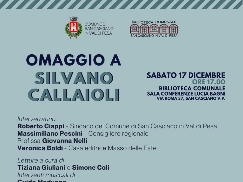 Omaggio a Silvano Callaioli